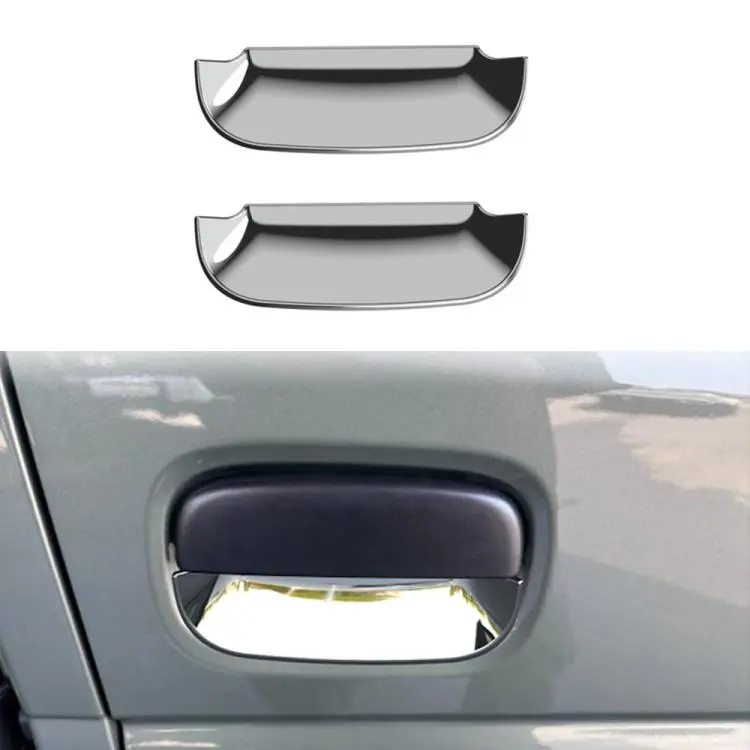 1 Pair Car Door Handle Decorative Protective Cover for Suzuki Carry 2026(Electroplated Mirror Surface)