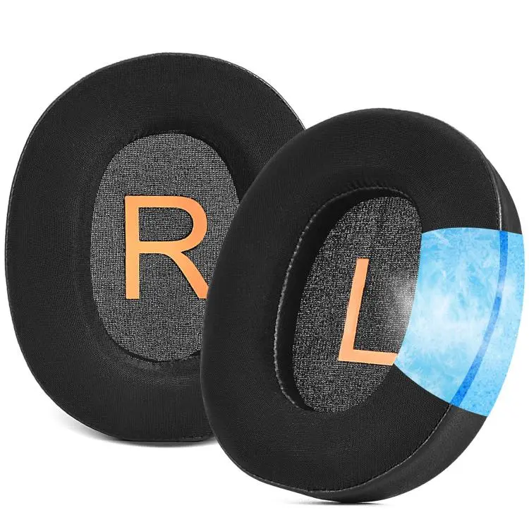 1 Pair For QCY H3 / QCY H3 Lite / TOZO HT2 Ear Pads(Black Ice-Cool)