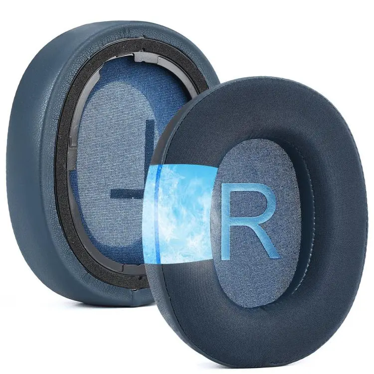 1 Pair For QCY H3 / QCY H3 Lite / TOZO HT2 Ear Pads(Blue Ice-Cool)