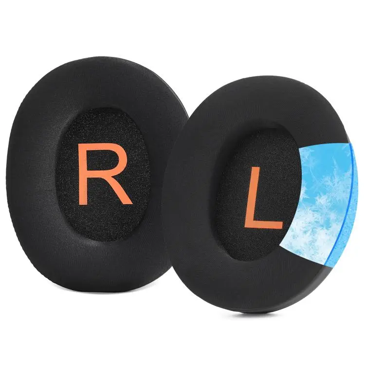 1 Pair For QCY H3S Replacement Ear Pads(Black Ice-Cool)