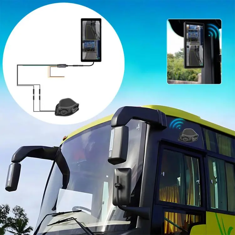 10.36 inch Trucks Electronic Rear-View Mirror Digital HD Wired Touchscreen with BSD DVRs, Type