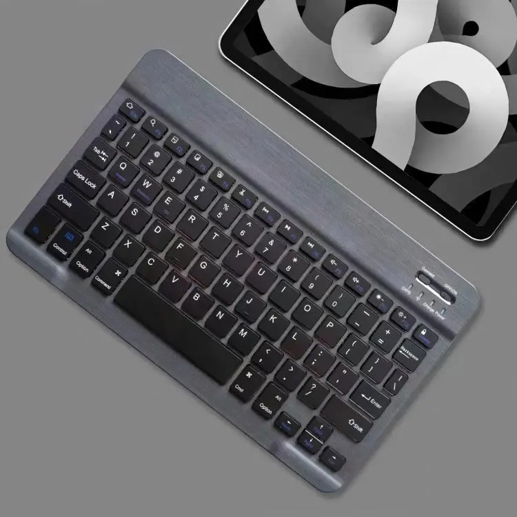 10 inch Tablet Wireless BT Keyboard with 12 Function Keys(Black)
