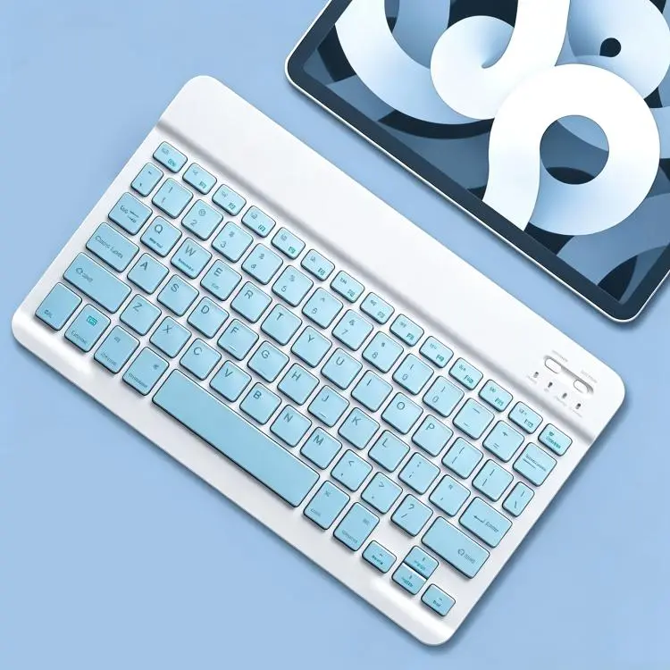 10 inch Tablet Wireless BT Keyboard with 12 Function Keys(Blue)