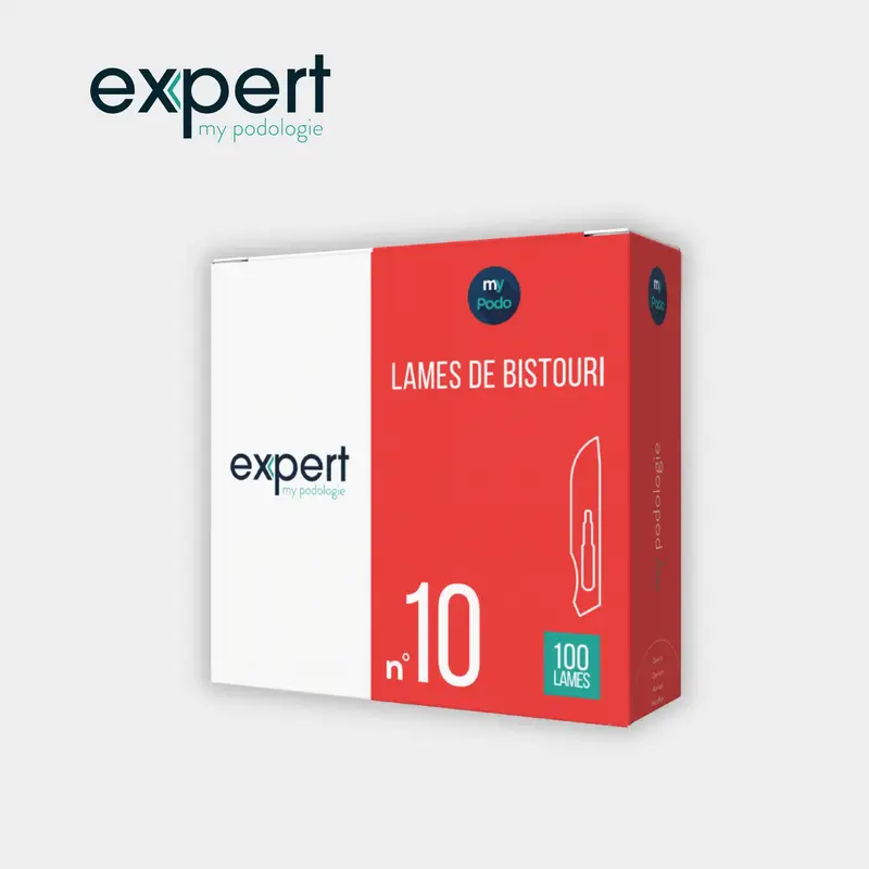 100 Lames de bistouri stériles - Expert by My Podologie