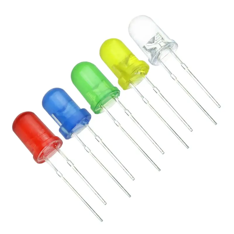 100x 5mm LED - Assortiment de couleurs