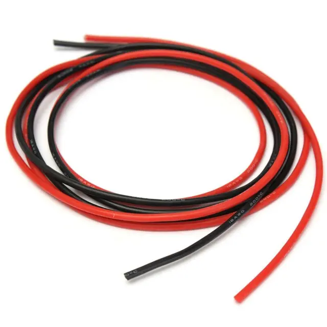 10m - Fils noir et rouge 0.5mm².