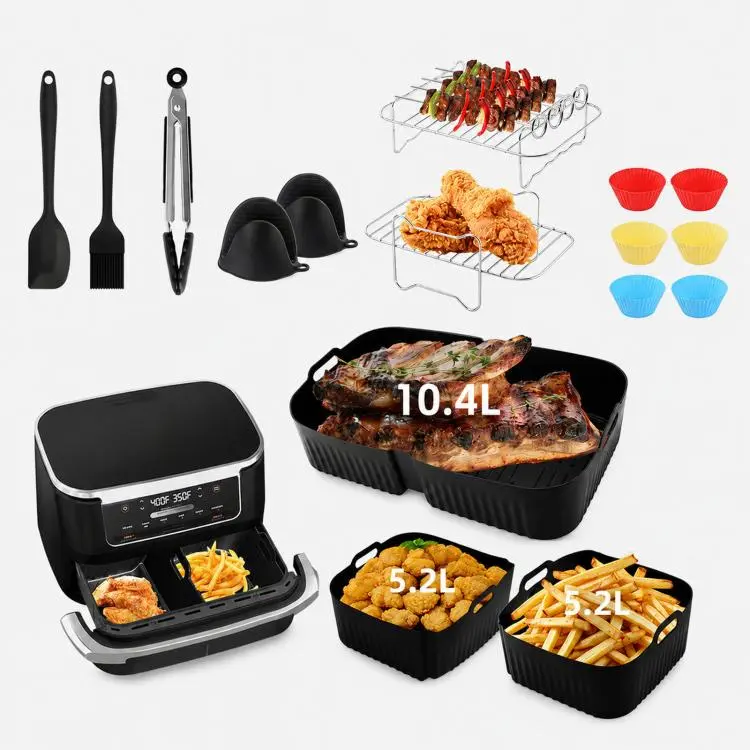 11 Pcs Accessories Kit For Ninja AF500 AF500EU FlexBasket 10.4L MegaZone
