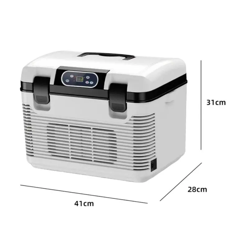 110V 15L Mini Digital Display Car Fridge Dual Use Cooling & Warming Cooler US Plug