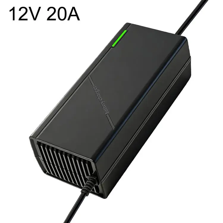 12V 20A Smart Lithium Battery Charger For E-Bike & Electric Scooter UK Plug