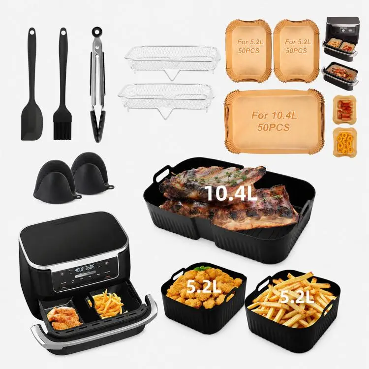 13 Pcs Accessories Kit For Ninja AF500 AF500EU FlexBasket 10.4L MegaZone