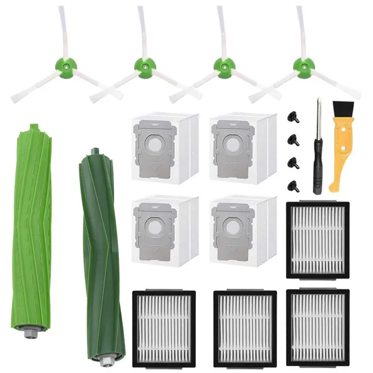 14 In 1 Replacement Parts Kit For iRobot Roomba i7 / i7+ / i3 / i3+ / i4 / i6 / i8 / E5 / E6 / E7 / J7