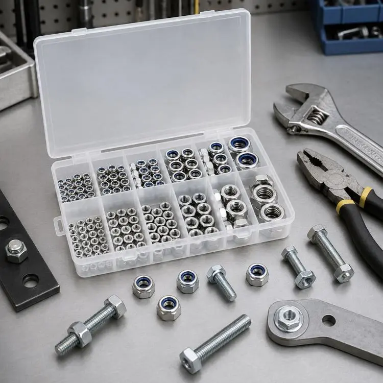 175PCS Lock Nuts and Hexagonal Nut Plug Set, Specification