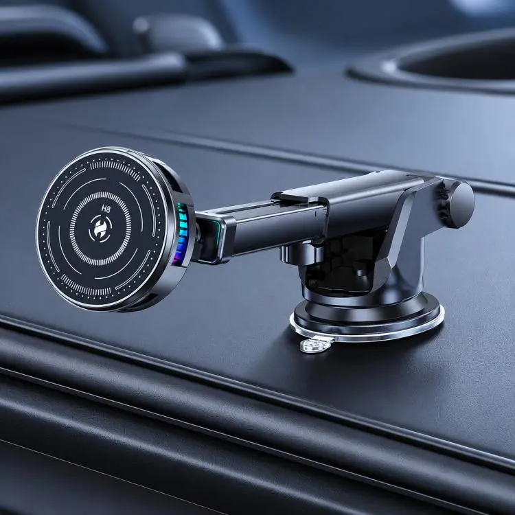 17mm Ball Joint Magnetic Phone Cooler 3-Speed Semiconductor Cooling Fan with Telescopic Suction Mount C12