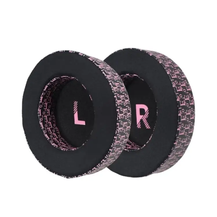 1pair Cooling Gel Replacement Ear Pads For AKG K701/ K702 / Q701 / Q702 Headphones(Black Pink)