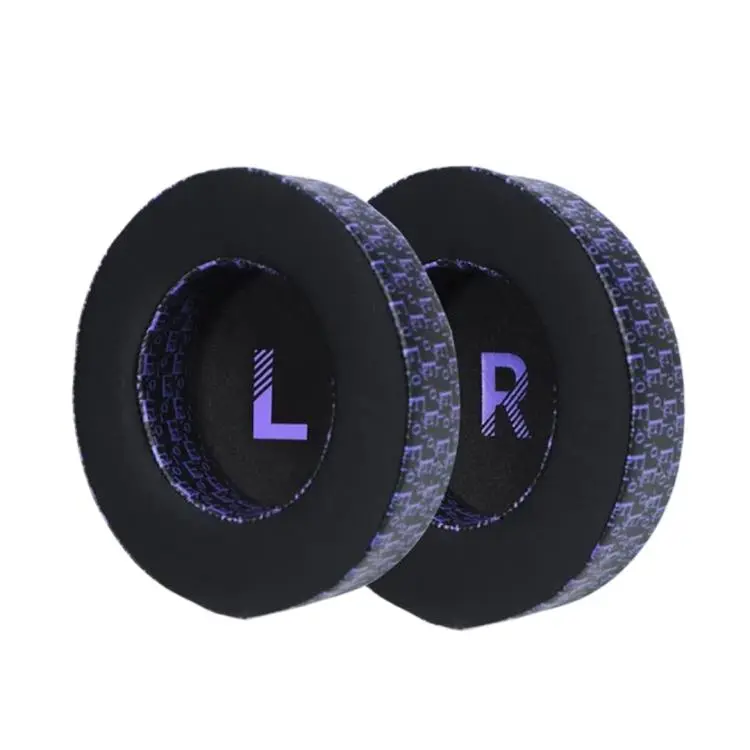 1pair Cooling Gel Replacement Ear Pads For AKG K701/ K702 / Q701 / Q702 Headphones(Black Purple)