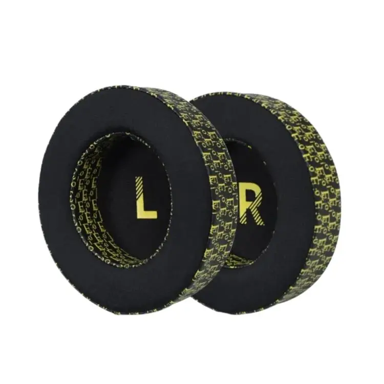 1pair Cooling Gel Replacement Ear Pads For AKG K701/ K702 / Q701 / Q702 Headphones(Black Yellow)