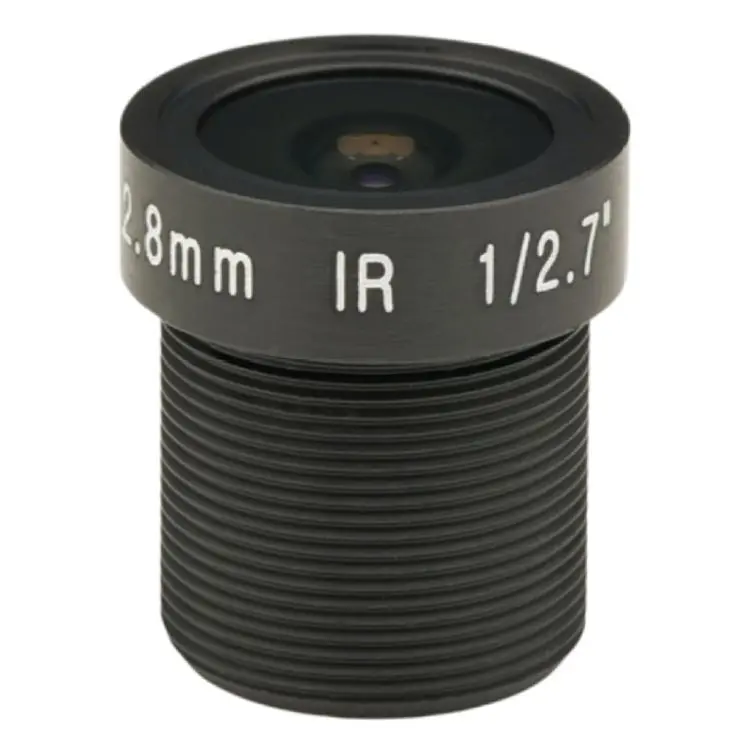 2.8mm 1/2.7 inch 3MP Security Camera Lens Video Doorbell Car Rearview Smart Home HD Lens(Black)