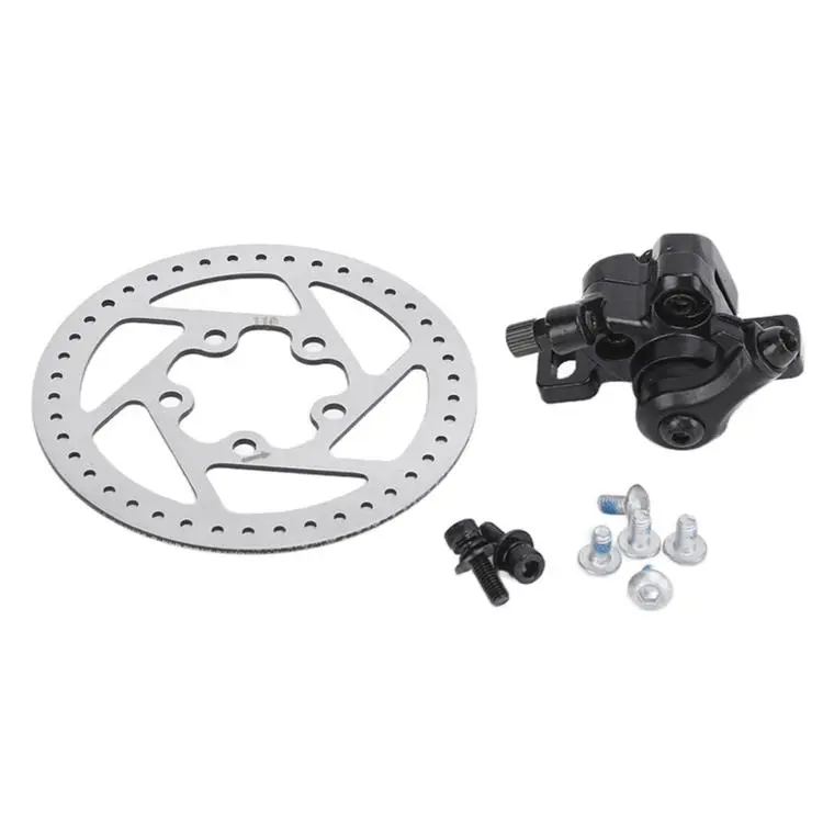 2 In 1 Brake Kit For Xiaomi M365 Disc Brake Caliper + 110mm 5-Hole Brake Rotor