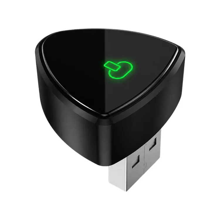 2 in 1 Car mini Smart Box BT4.2+5.8GHz Wireless Android Auto CarPlay Adapter(Black)
