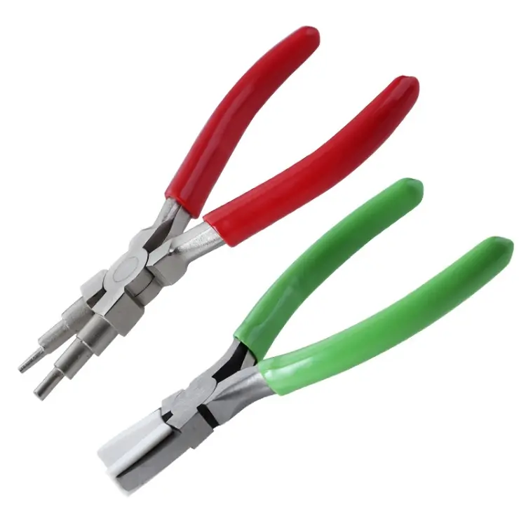 2 In 1 Handmade Jewelry Plier Nylon Accessories DIY Tools Wire Wrap Clamp, Style