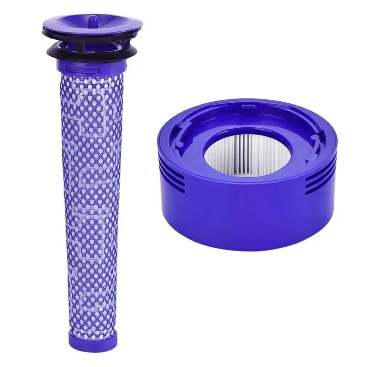 2 in 1 JUNSUNMAY Post & Pre Filters Replacements for Dyson V8 / V7 Vacuum