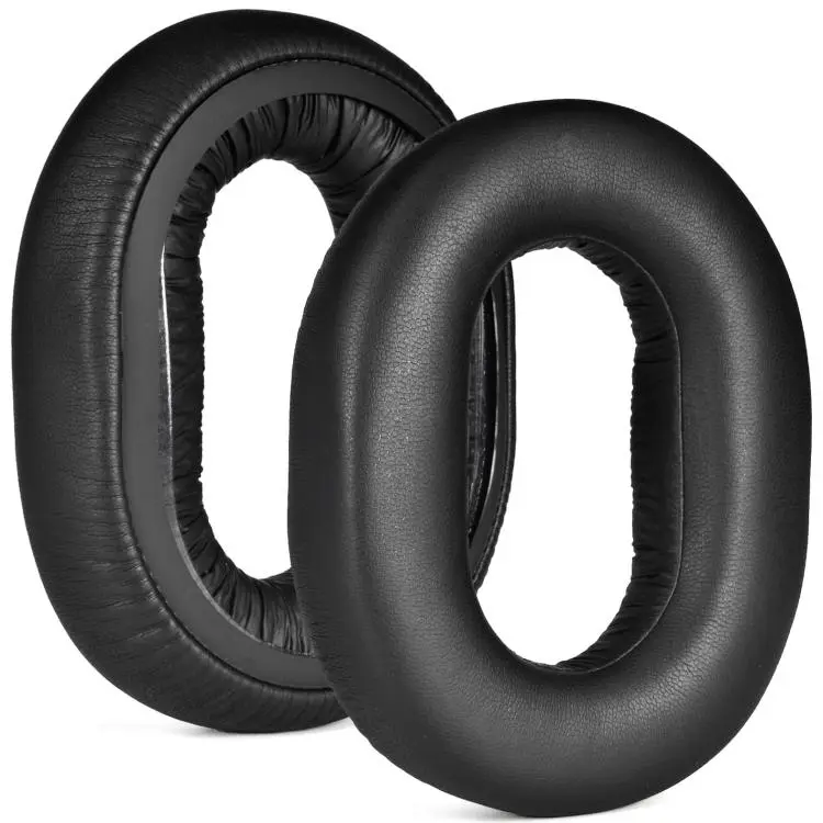 2 PCS For Plantronics BackBeat FIT 6100 Leather Earpads Cushion(Black)
