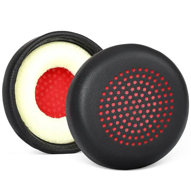 2 PCS For Plantronics Poly Savi 8400 / 8410 / 8420 / 8220 / 8210 / 8200 Replacement Ear Cushions(Protein Leather)