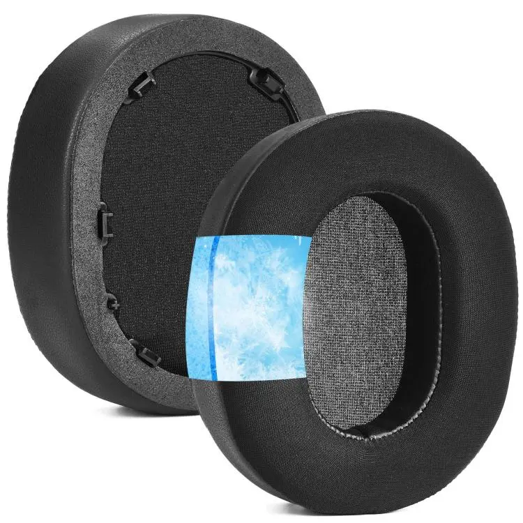 2 PCS For Sony INZONE H9 II / WH-G910N / H6 Air Replacement Ear Pads Cushions(Black Ice-Cool)