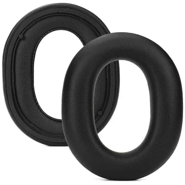 2 PCS For Sony WH-1000XX Replacement Ear Pads Cushions(Black Protein Leather)