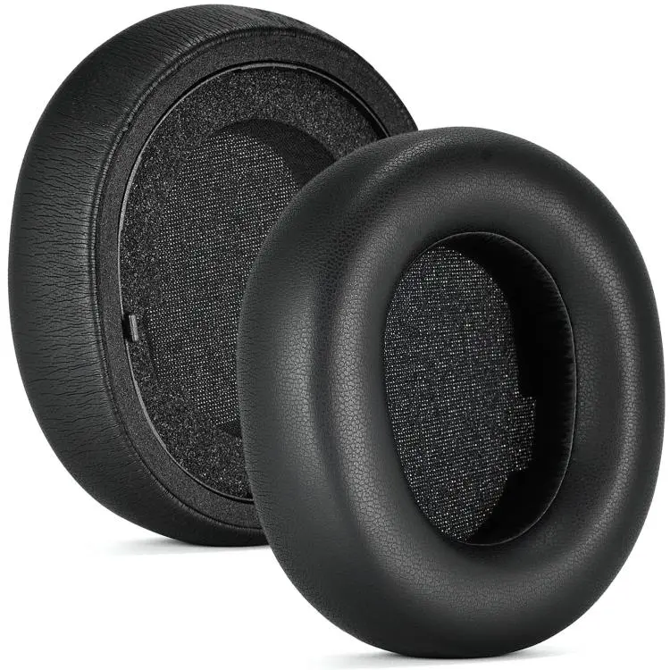 2 PCS For SteelSeries Arctis Nova Elite Replacement Ear Pads Cushions(Black Protein Leather)