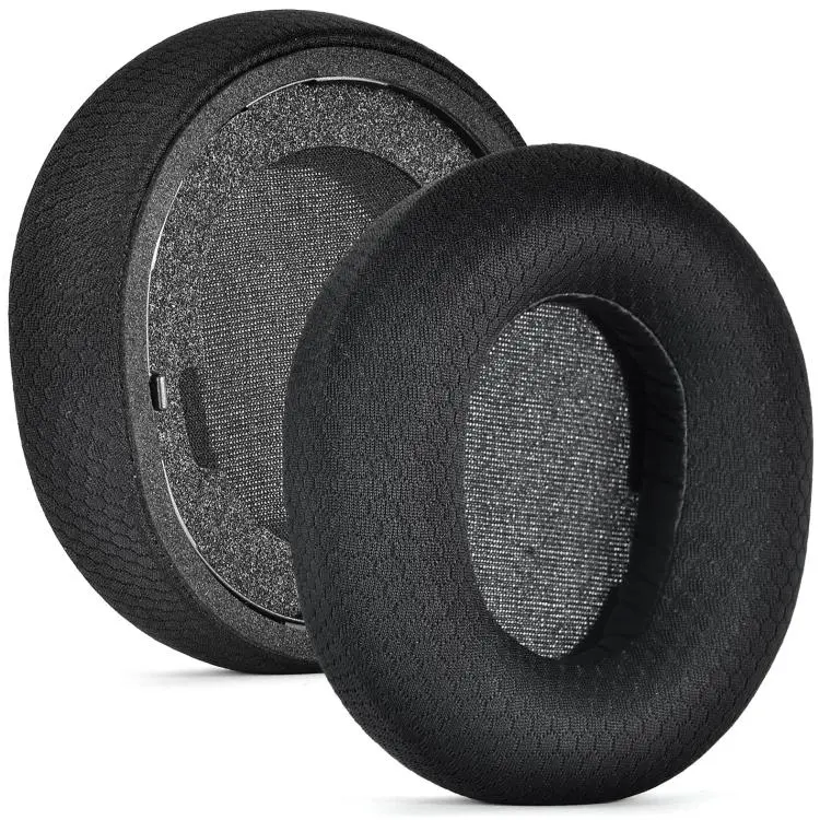2 PCS For SteelSeries Arctis Nova Elite Replacement Ear Pads Cushions(Black Soccer Mesh)