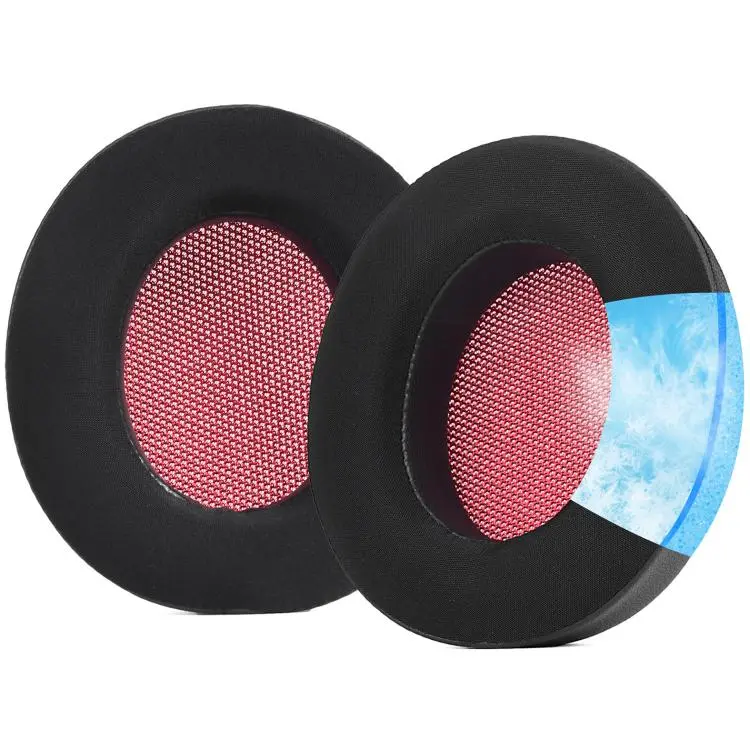 2 PCS For Teufel Real Blue NC / Real Pure 2020 Replacement Ear Pads(Black Ice-Cool)