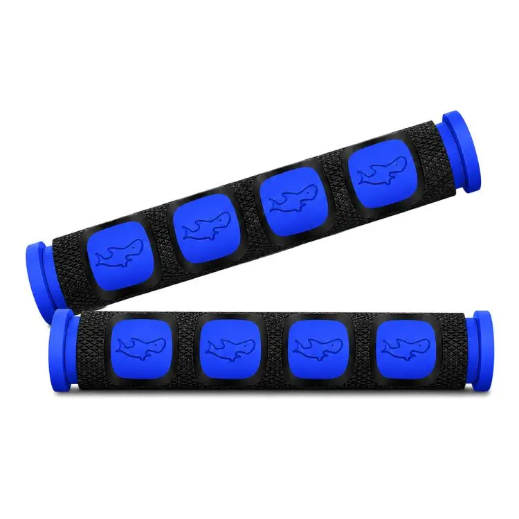 2 PCS Motorcycle Modification Accessories PVC Horn ShapeHand Grip Cover Handlebar Set(Blue)