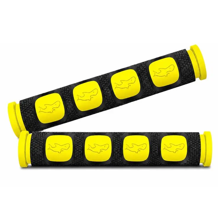 2 PCS Motorcycle Modification Accessories PVC Horn ShapeHand Grip Cover Handlebar Set(Yellow)