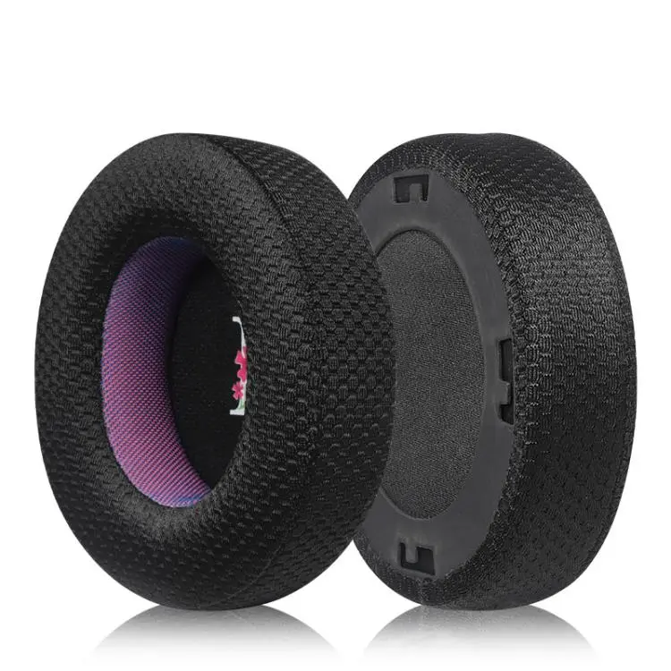 2 PCS/Pack Replacement Ear Pads For AKG K701 / K702 / Q701 Headphones Black Purple Mesh