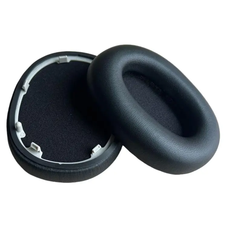 2 PCS/Pack Replacement Ear Pads For Sony WH-1000XM6 Headphones Soft Cushion Repair Parts Lambskin Leather Black