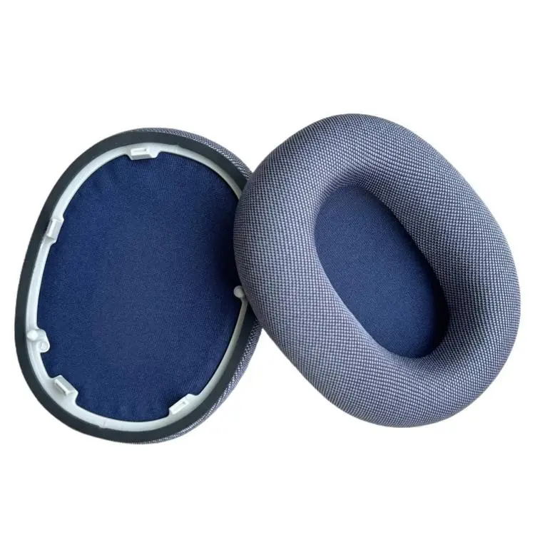 2 PCS/Pack Replacement Ear Pads For Sony WH-1000XM6 Headphones Soft Cushion Repair Parts Mesh Fabric Blue