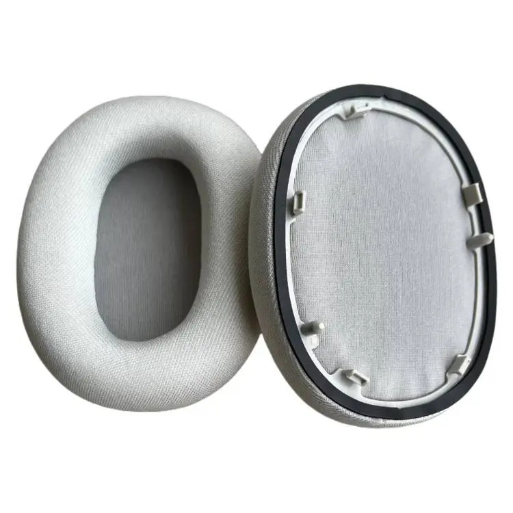 2 PCS/Pack Replacement Ear Pads For Sony WH-1000XM6 Headphones Soft Cushion Repair Parts Mesh Fabric Silver
