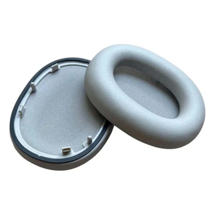 2 PCS/Pack Replacement Ear Pads For Sony WH-1000XM6 Headphones Soft Cushion Repair Parts Protein Leather Silver