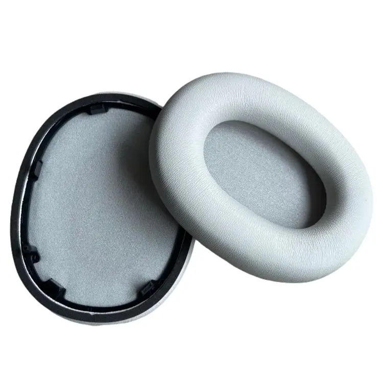 2 PCS/Pack Replacement Ear Pads For Sony WH-1000XM6 Headphones Soft Cushion Repair Parts PU Leather Silver