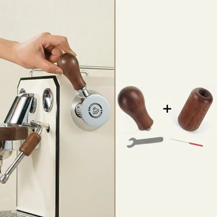 2-Piece Set For Gemilai 3006/3145/3145B Espresso Machine Walnut Wood Modification Accessories