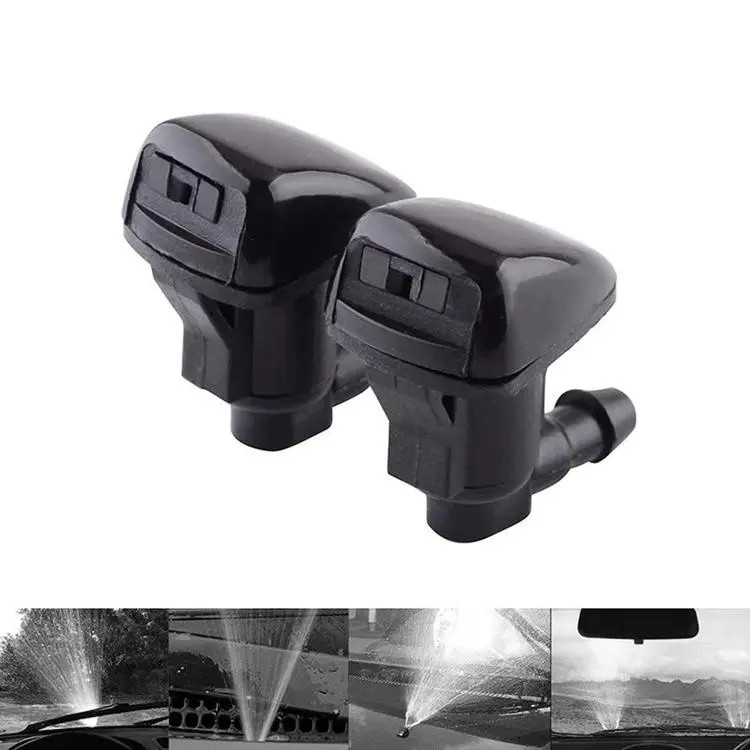 2-Piece Set Front Windshield Washer Nozzles For Toyota Corolla E120 / Camry XV20, OEM