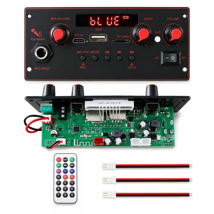 2 X 10W Amplifier Board Car Bluetooth MP3 Decoder Board Cartridge Speaker Player, Specification