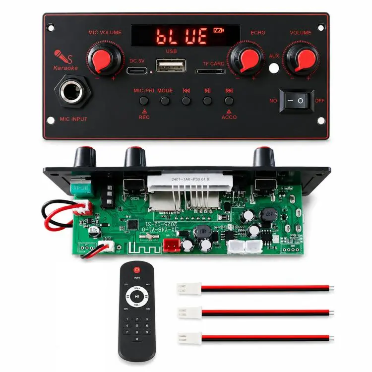 2 X 10W Amplifier Board Car Bluetooth MP3 Decoder Board Cartridge Speaker Player, Specification