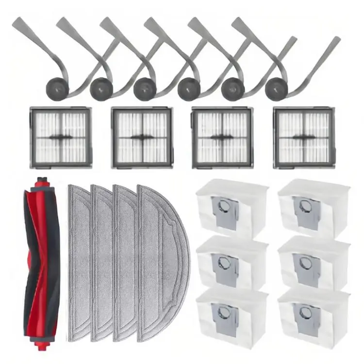21 In 1 Set For Roborock Q10 S5 & Q10 S5+ Robot Vacuum Replacement Parts Kit Accessory Bundle