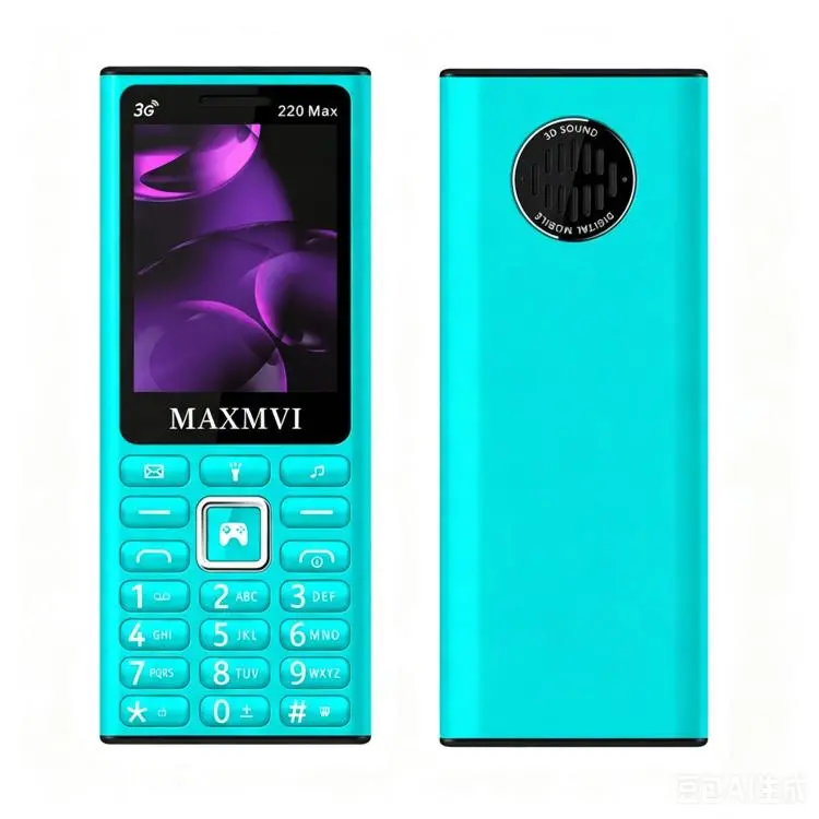 220 Max 3G Key Phone, 3600mAh Battery, 2.4 inch, SOS, 24 Keys, Dual SIM, Network