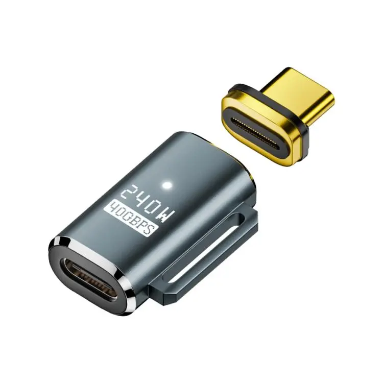 240W 40Gbps Type-C to Type-C Charge Adapter(Green Gray)