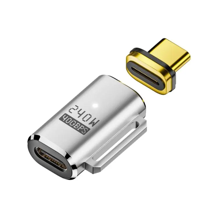 240W 40Gbps Type-C to Type-C Charge Adapter(Silver)