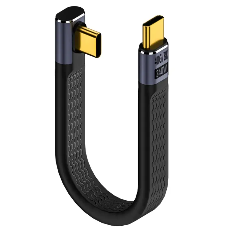 240W 40Gbps USB-C / Type-C Male to USB-C / Type-C Male Flexible Board Data Cable, Style