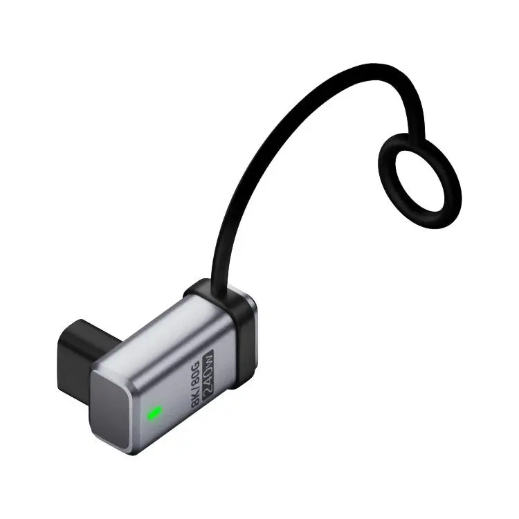 240W USB-C / Type-C Port Full-Function Aluminum Alloy Adapter with Lanyard, Style